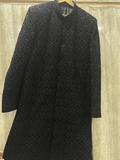 Men sherwani with shoes almost new wear once