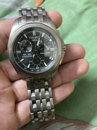 Tissot prc 100 chronograph titanium