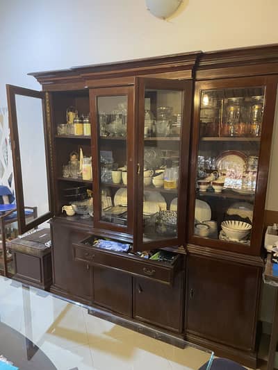 A beautiful showcase solid wood