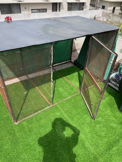 A big and solid cage for chickens