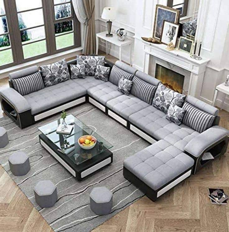 7 seater sofa set,Corner sofa,L shape sofa,U shape sofa,Wooden sofa 19