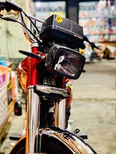 Honda 125 2025 model red color lush condition
