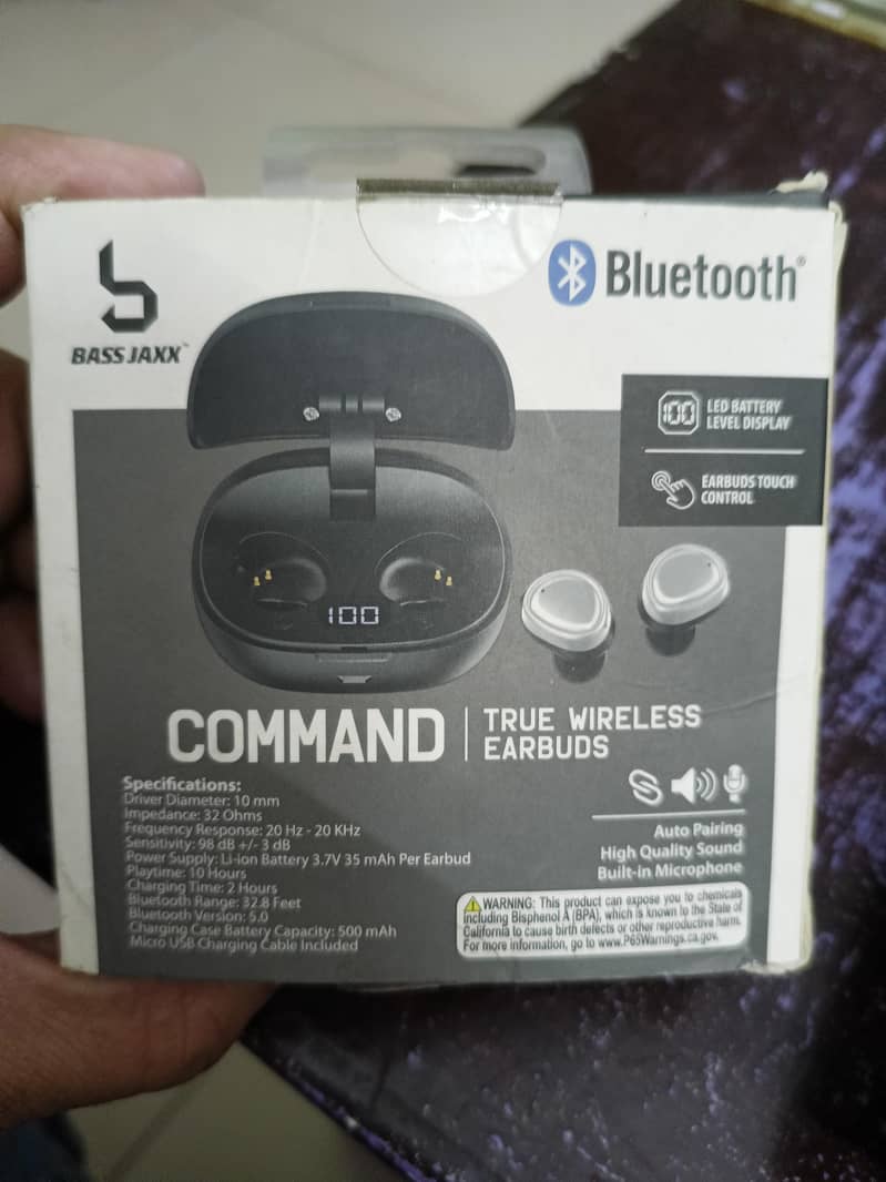 Command wireless earbuds 6