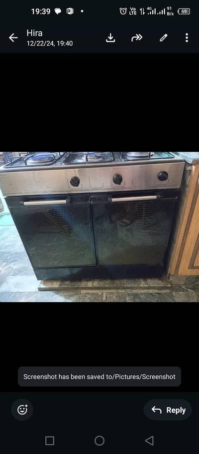 Fischer 3 burner Cooking Range