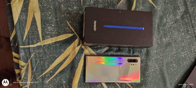 Samsung note 10 plus  pta official approvad with box