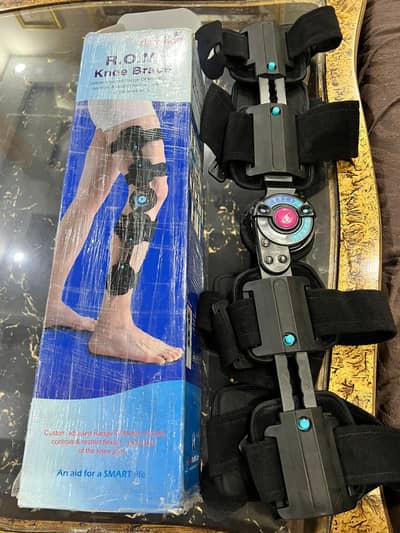 ROM Hinged knee full range of motion control knee brace