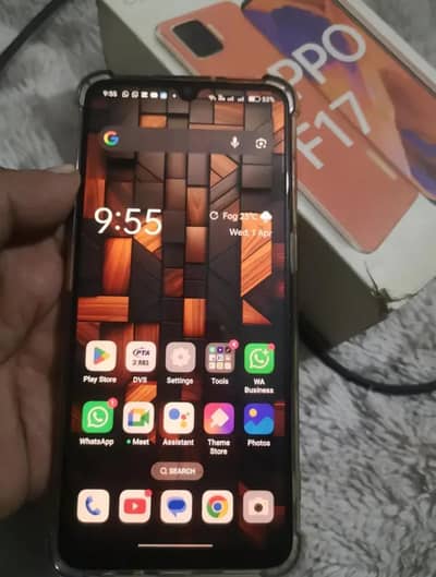 oppo F17 8/128 gb memory with box