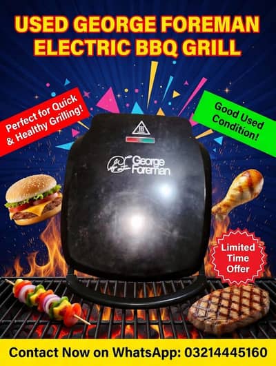 Gorge foreman electric BBQ machine