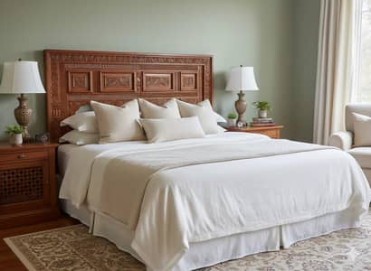 King size bed queen size bed wooden bed  Swati bed swat furniture