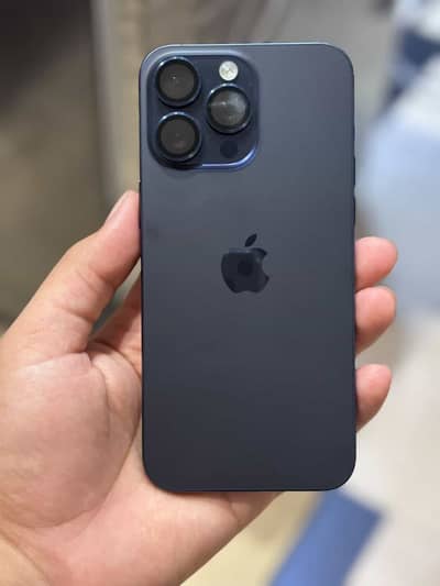 Iphone 15 pro max 100% health jv 256gb 22 cycle