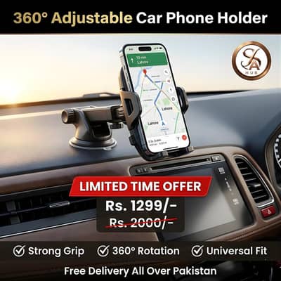 Car Phone Holder 360 Adjustable – Best Quality