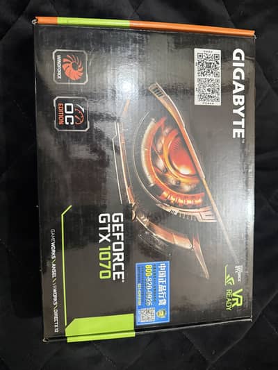 Gigabyte GTX 1070 8GB – 10/10 Condition With Box – Gaming Beast