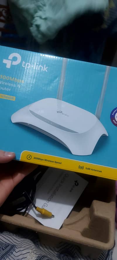 TP-link double antina router with box