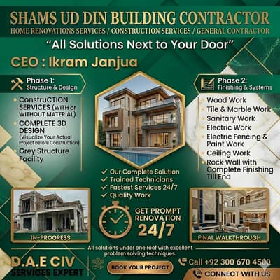 interior & Exterior- Home Renovation-General Contractor- Best Builders