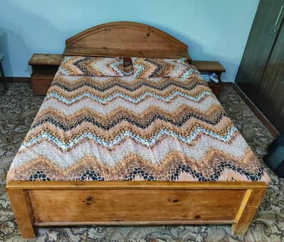 Original Pine Wood Bed