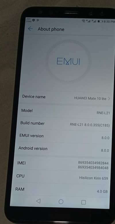 Huawei Mate 10 Lite
