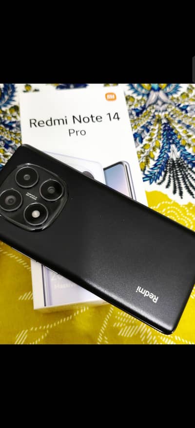 Redmi Note 14 Pro (12GB/512GB) – Like New | PTA Approved | Full Box 