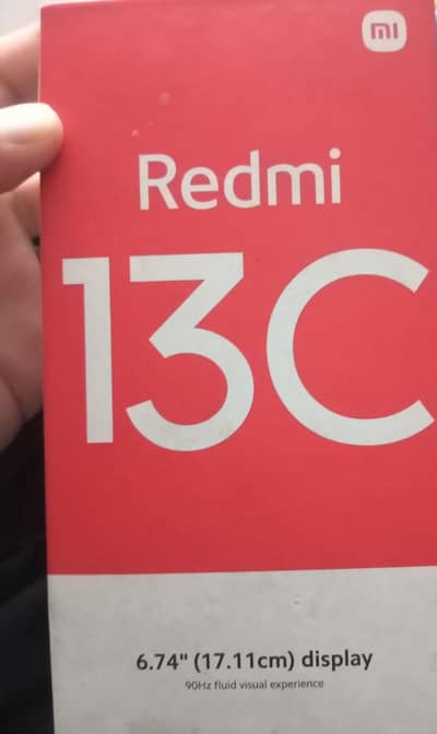 Redmi 13C New condition with box and original charger available