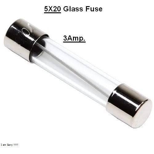 Fuse 3 Amp 12pcs pack, Fast-Blow Fuse 3 Amp 5x20mm