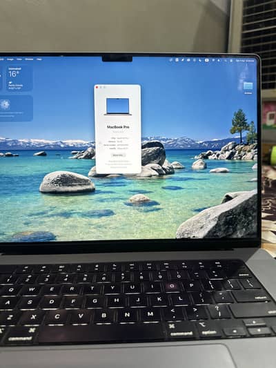 MacBook M1 Pro 16 inch 2021 model