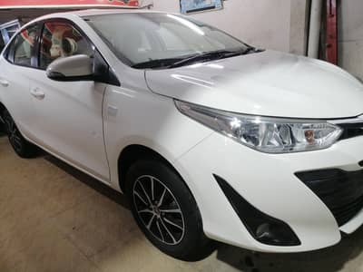 Toyota Corolla Yaris ATIV 2021 model 2021 registered white