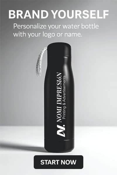 customized temperature bottle