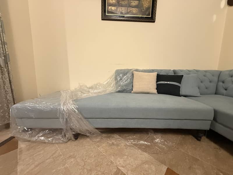 L-Shaped sofa 1