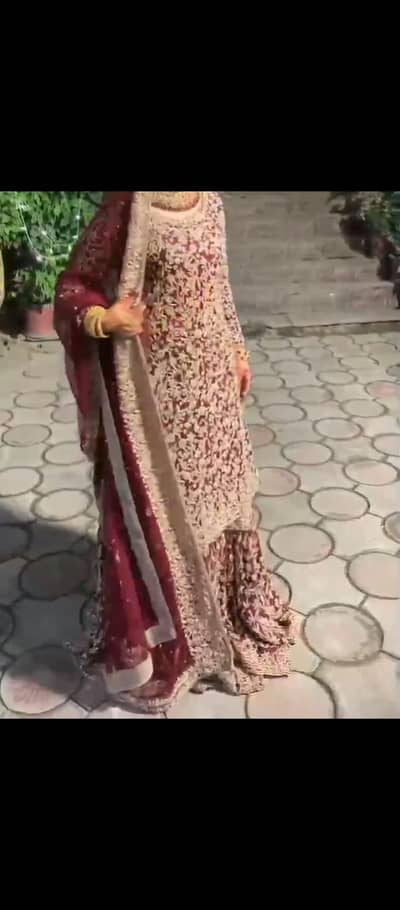 Long Shirt With Farshi Lehenga