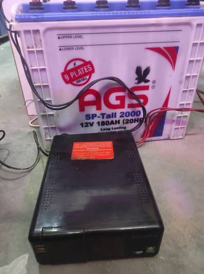 Ecostar ups + AGS tublar battery 2000 working condition inverter