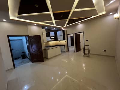 Portion For Sale 3rd Floor With Roof, 3 Bed Rooms Attached Bath And Huge Lounge + Dining Area, With Boundary wall Roof with Marble Flooring. Sub-Leased Documents