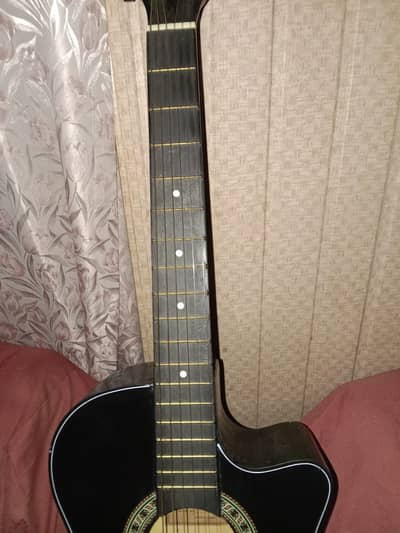 Acoustic Guitar Avaiable in Black Colour + Bag + Pick only for 12,000