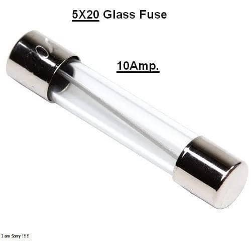 Fuse 10 Amp 12pcs pack, Fast-Blow Fuse 10 Amp 5x20mm