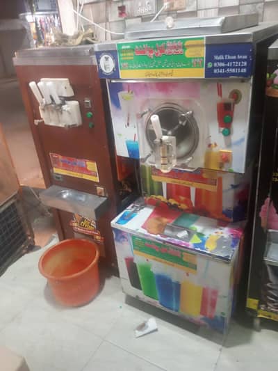 icecream machine and slash machine for sale