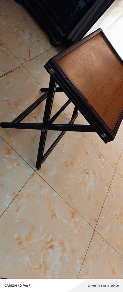 tea table for sale hai 2 in1 fold b ho Katie hai contact 03146621971