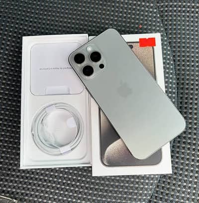 Iphone 15 pro max 256gb mobile phone complete box