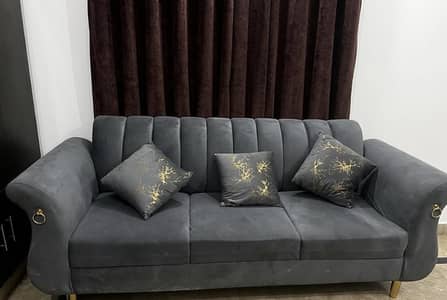 3+1+1 sofa set with 5 cushions Trendy sofa set Good Quality