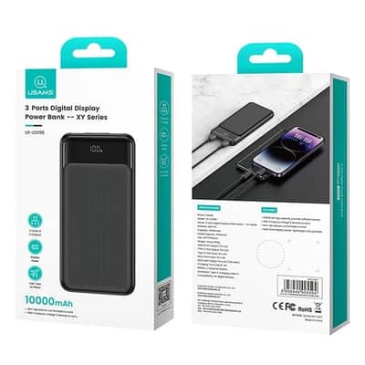 3 Ports Digital Display Power Bank USAMS - WHOLESALE - 100 % Original