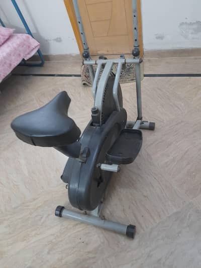 Elliptical Air bike Exercise Cycle Gym Fitness Treadmill Machine