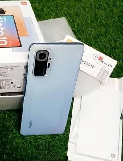 Redmi Note 10 Pro 8 GB Ram 128 GB Memory WhatsApp number 03069833131/