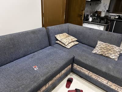L shaped sofa