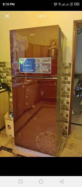 Haier  Refrigerator medium size double door fridge 0307/9460/314