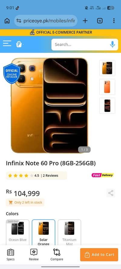 Infinix note 60 pro