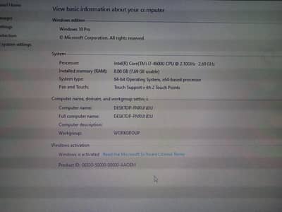 Lenovo Thinkpad X1 carbon  8gb ram slim Laptop