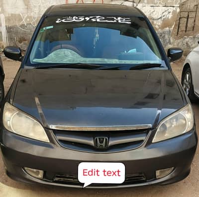 Honda civic vti prosmatic automatic with sunroof for sell