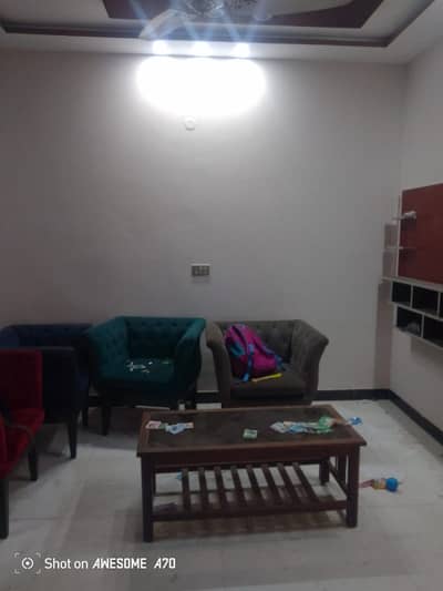4 Marla sami furnished 2 beds upper near expo center all pix are real