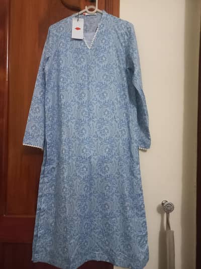 3 piece suit (khaddi and spphire) shirt, dupatta, trousar