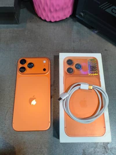 I phone 17 pro max / pta approved/256 gb cosmic orange