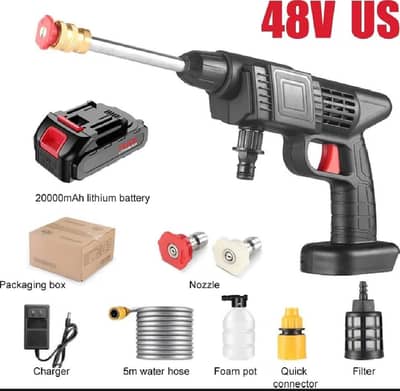 Solar washer Pressure washer battery operated pressure gun carwasher