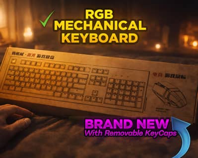 RGB Mechanical Keyboard | Brand new With Box | Removable KeyCaps