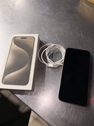 15 Pro Max With Box and datacable | Non PTA